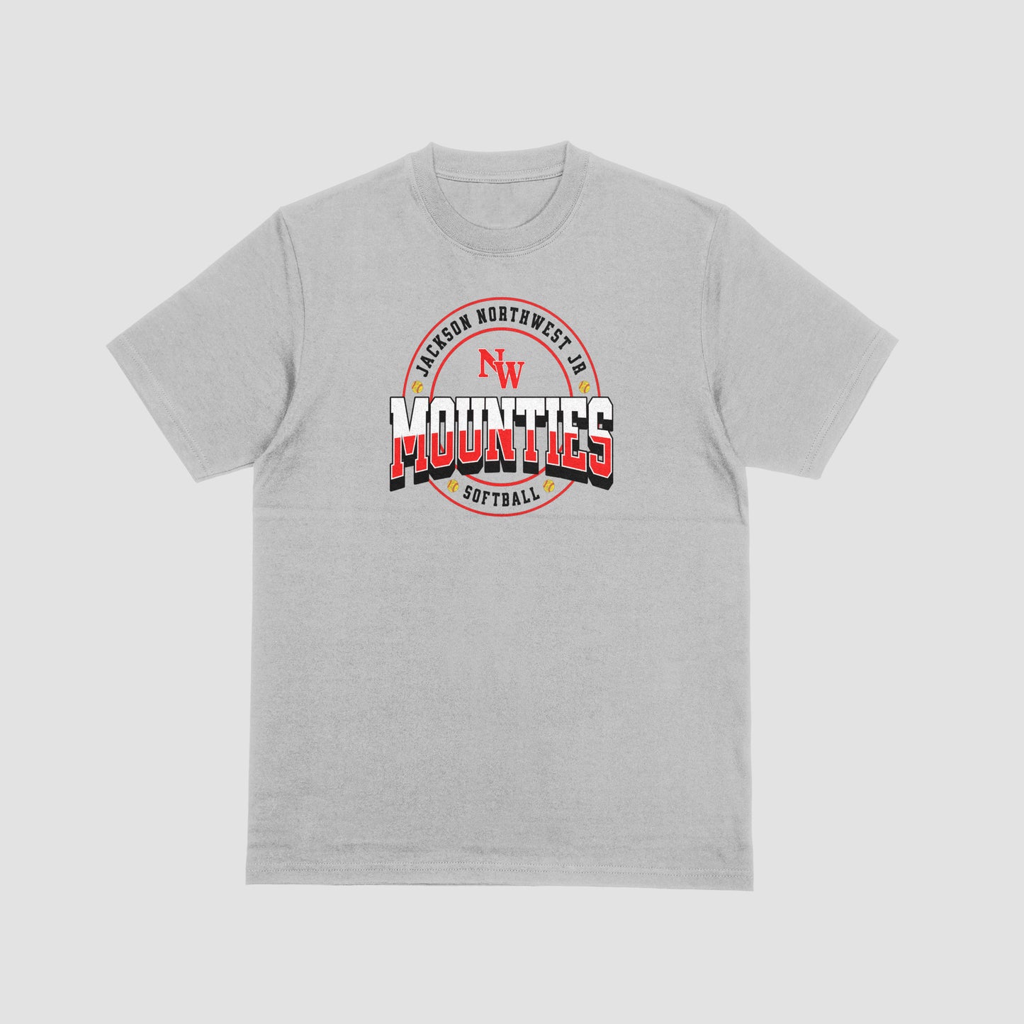 JR MOUNTIES CIRCLE DESIGN