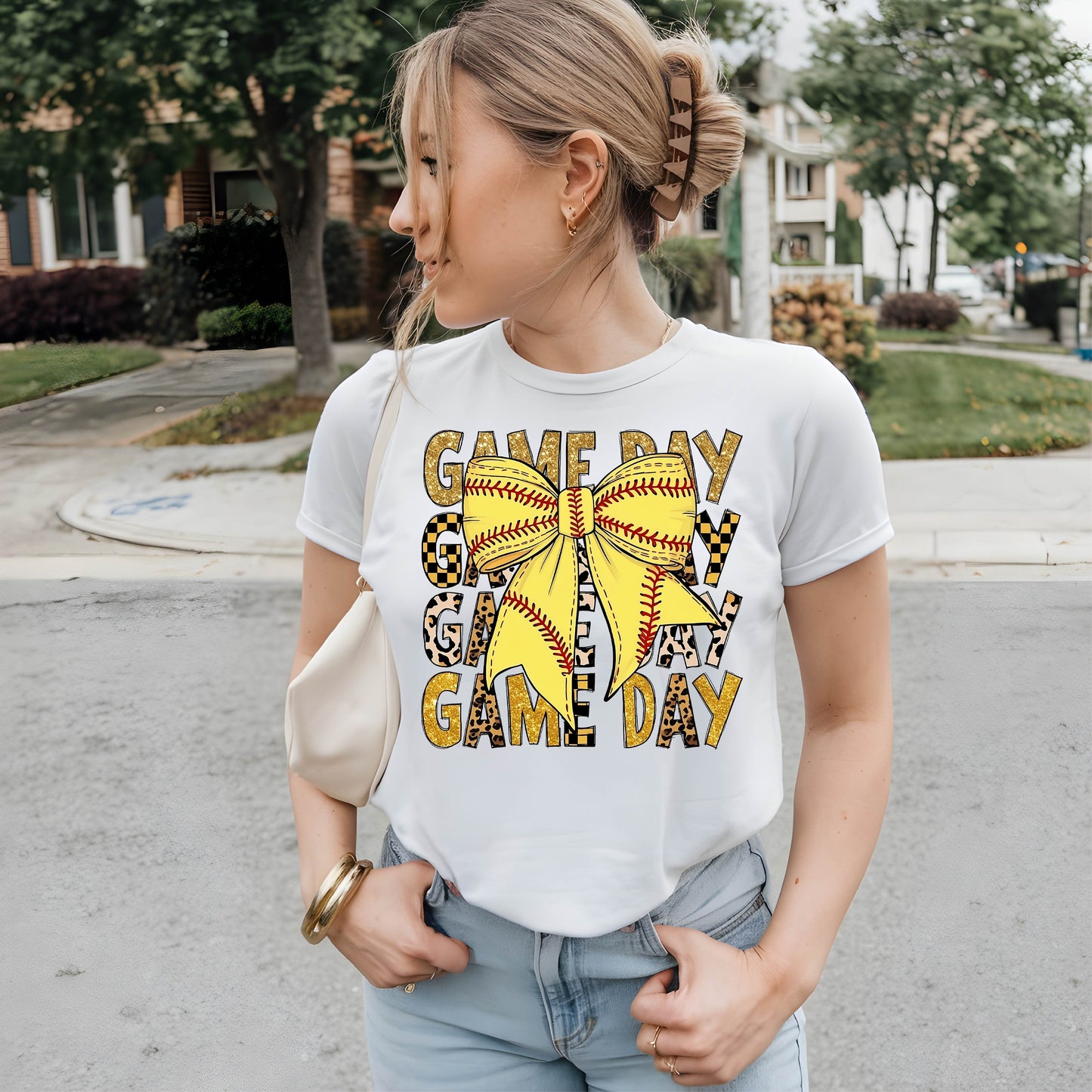 GAME DAY BOW SOFTBALL