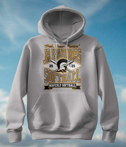 JR WARRIORS SOFTBALL HOODIE