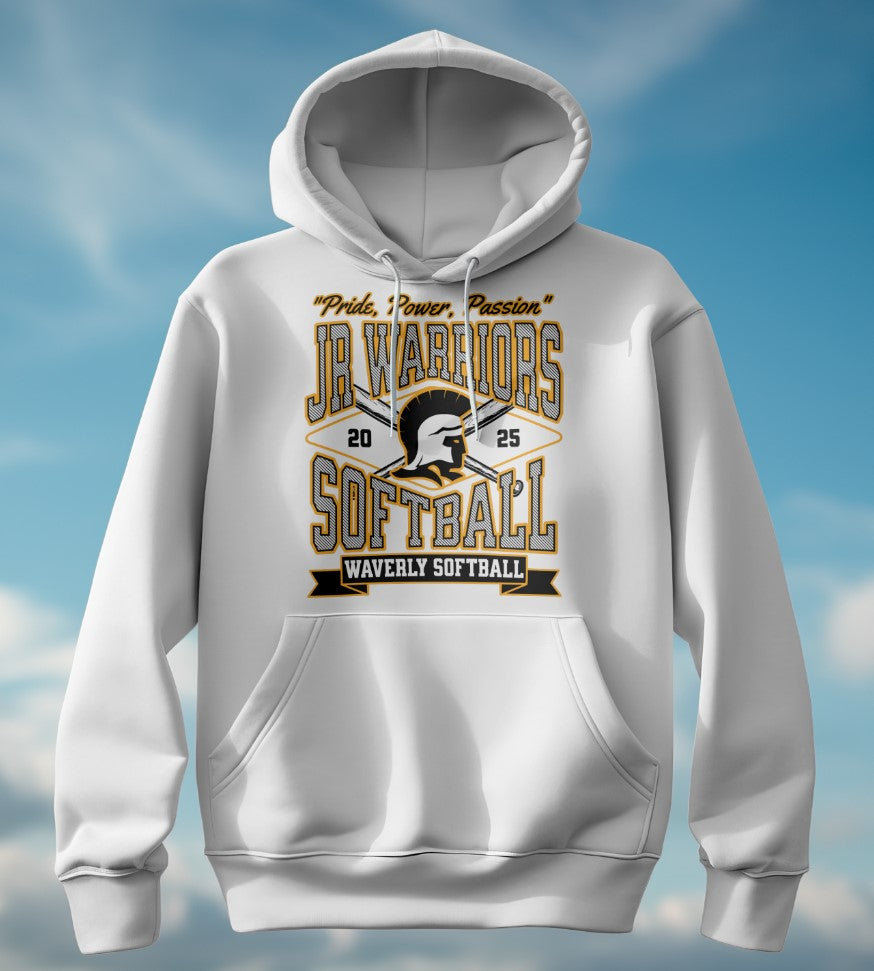 JR WARRIORS SOFTBALL HOODIE
