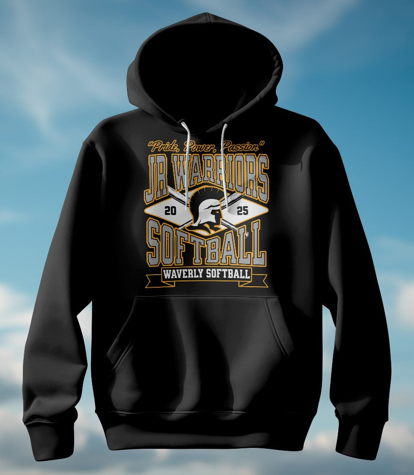 JR WARRIORS SOFTBALL HOODIE