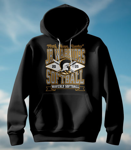 JR WARRIORS SOFTBALL HOODIE